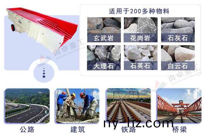 振動給料機(jī)應(yīng)用(yong)範(fàn)圍