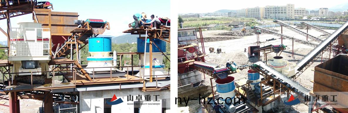 時(shí)産300噸河卵石砂石生産線